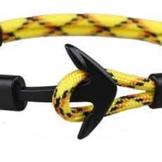 Nöörist käepael, kollase mustriga